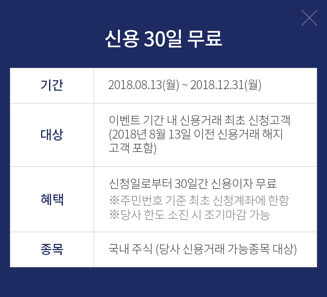 신용 30일 무료